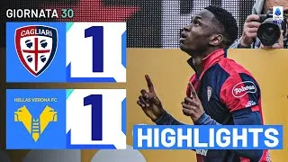 CAGLIARI-VERONA 1-1 | HIGHLIGHTS | 30ª GIORNATA | SERIE A TIM 2023/24