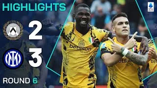 UDINESE-INTER 2-3 | HIGHLIGHTS | 6ª GIORNATA | SERIE A ENILIVE 2024/25