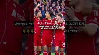 LIVERPOOL vs WEST HAM  5-2 | EPL | ALL GOALS #epl #liverpool #westham #football #highlights