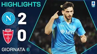 NAPOLI-MONZA 2-0 | HIGHLIGHTS | 6ª GIORNATA | SERIE A ENILIVE 2024/25