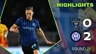 Lecce - Inter | 0-2 | Highlights | Serie A 2025-26 | lecce inter