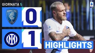 Empoli-Inter 0-1 | Dimarco fa un gol pazzesco: Gol e Highlights | Serie A TIM 2023/24