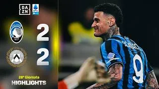 Le testate di SCAMACCA salvano la Dea: Atalanta-Udinese 2-2 | Serie A Enilive |DAZN Highlights