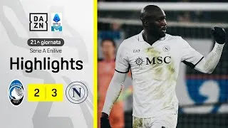 A Bergamo decide LUKAKU, CONTE vola: Atalanta-Napoli 2-3 | Serie A Enilive | DAZN Highlights
