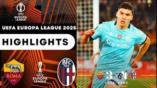Roma - Bologna (3-4) Gli Highlights | Lega europea dell'UEFA 2026 | Bologna vs Roma | Gol Cambiaghi