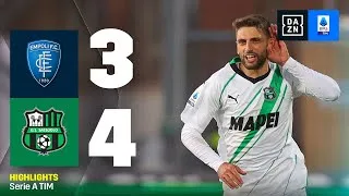 SETTE GOL e una gara da urlo decisa da BERARDI: Empoli-Sassuolo 3-4 | Serie A TIM | DAZN Highlights