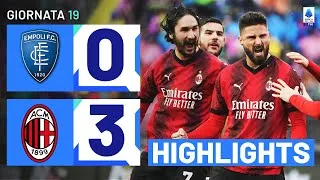 EMPOLI-MILAN 0-3 | HIGHLIGHTS | 19ª GIORNATA | SERIE A TIM 2023/24