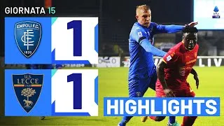 EMPOLI-LECCE 1-1 | HIGHLIGHTS | 15ª GIORNATA | SERIE A TIM 2023/24