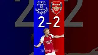 Everton vs Arsenal : Premier League Score Predictor - hit pause or screenshot