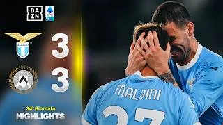 PARTITA FOLLE all'Olimpico! Lazio-Udinese 3-3 | Serie A Enilive | DAZN Highlights