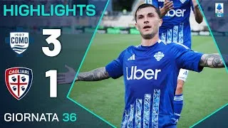 COMO-CAGLIARI 3-1 | HIGHLIGHTS | 36ª GIORNATA | SERIE A ENILIVE 2024/25