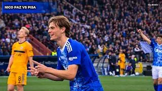 Excelente Actuacion con gol de Nico Paz vs PISA | 22/03/2026