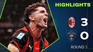 Milan - Lecce | 3-0 | Gli Highlights | Serie A 2026-27 | milan lecce