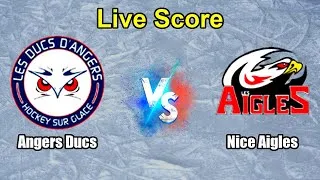 Angers Ducs vs Nice Aigles Live Score - France Ligue Magnus