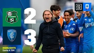 DAVIDE NICOLA vince un FOLLE scontro-salvezza: Sassuolo-Empoli 2-3 | Serie A TIM | DAZN Highlights