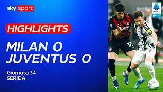Milan-Juventus 0-0: gli highlights | Serie A