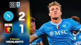 ANGUISSA e HOJLUND ribaltano il risultato: Napoli-Genoa 2-1 | Serie A Enilive | DAZN highlights