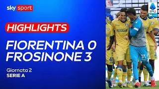 Fiorentina-Frosinone 0-3: gol e highlights | Serie A