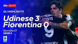 Udinese-Fiorentina 3-0: gol e highlights | Serie A