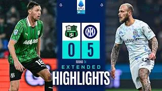 MAXI SINTESI SASSUOLO-INTER 0-5 | EXTENDED HIGHLIGHTS | SERIE A ENILIVE 2025/26