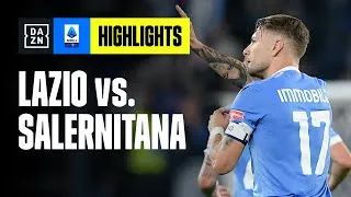 Tris biancoceleste, ancora Immobile: Lazio-Salernitana 3-0 | Serie A TIM | DAZN Highlights