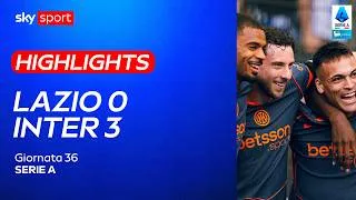 Lazio-Inter 0-3: gol e highlights | Serie A