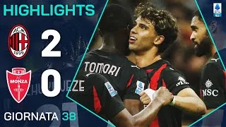 MILAN-MONZA 2-0 | HIGHLIGHTS | 38ª GIORNATA | SERIE A ENILIVE 2024/25