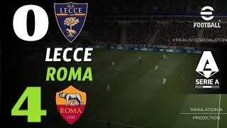 🔴 Lecce - Roma 0 - 4 | HIGHLIGHTS | Serie A 2026/27 | Partita Simulazione eFootball