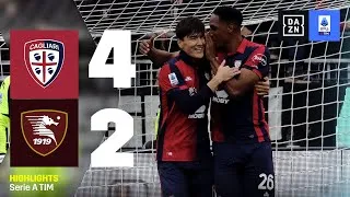 Doppio SHOMURODOV stoppa la rimonta: Cagliari-Salernitana 4-2 | Serie A TIM | DAZN Highlights