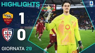 ROMA-CAGLIARI 1-0 | HIGHLIGHTS | 29ª GIORNATA | SERIE A ENILIVE 2024/25