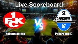 1. Kaiserslautern vs Paderborn 07 Live Score - German Bundesliga 2