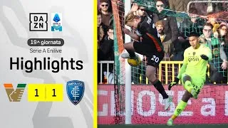 POHJANPALO ne approfitta, ESPOSITO pareggia: Venezia-Empoli 1-1 | Serie A Enilive | DAZN Highlights