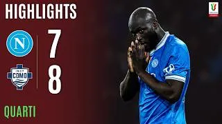 NAPOLI-COMO 7-8 DCR | HIGHLIGHTS | QUARTI DI FINALE | Coppa Italia Frecciarossa 2025/26
