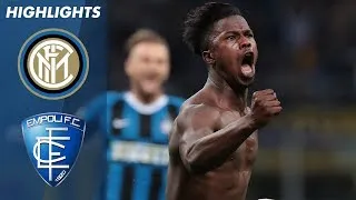 Inter 2-1 Empoli | L’Inter condanna l’Empoli alla retrocessione e si prende la Champions | Serie A