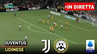 🔴IN DIRETTA : Juventus-Udinese🏆Serie A 2025| Partita in DIRETTA" PES eFOOTBALL