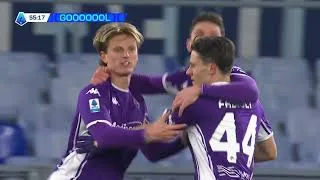 Highlights Lazio vs Fiorentina 2 - 2 (Cataldi, Gosens, Gudmundsson, Pedro)
