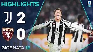 JUVENTUS-TORINO 2-0 | HIGHLIGHTS | 12ª GIORNATA | SERIE A ENILIVE 2024/25