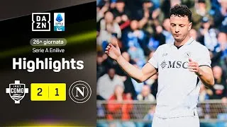 Autogol di RRAHMANI+DIAO, Conte non è più primo: Como-Napoli 2-1 | Serie A Enilive | DAZN Highlights