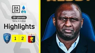 Badelj + Ekuban, VIEIRA vola: Empoli-Genoa 1-2 | Serie A Enilive | DAZN Highlights