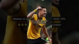 WOLVES vs LIVERPOOL  2-1 | EPL | ALL GOALS #epl #liverpool #wolves #wolverhampton #england #football