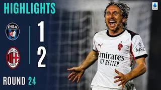 PISA-MILAN 1-2 | HIGHLIGHTS | Modric Last-Minute Hero For Milan | Serie A 2025/26