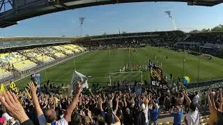 Serie B 2025-26, Modena - Frosinone 1-2, 18-04-2026, Esultanza finale con Alvini sotto la curva