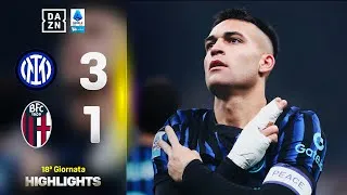 Zielinski + Lautaro + Thuram: Inter-Bologna 3-1 | Serie A Enilive | DAZN Highlights
