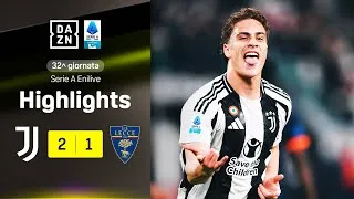 Doppio assist VLAHOVIC, firmano YILDIZ e KOOPMEINERS: Juventus-Lecce 2-1 | Serie A Enilive | DAZN