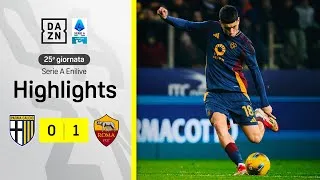 CAPOLAVORO su punizione di SOULÉ: Parma-Roma 0-1 | Serie A Enilive | DAZN Highlights
