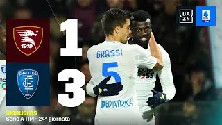NIANG-CANCELLIERI decidono la sfida salvezza: Salernitana-Empoli 1-3 | Serie A TIM | DAZN Highlights