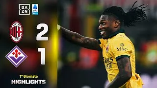 La partita di LEAO, doppietta e rimonta: Milan-Fiorentina 2-1 | Serie A Enilive | DAZN