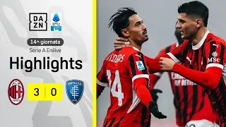 Doppietta REIJNDERS e ritorno al gol di MORATA: Milan-Empoli 3-0 | Serie A Enilive | DAZN Highlights