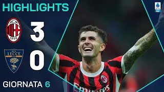 MILAN-LECCE 3-0 | HIGHLIGHTS | 6ª GIORNATA | SERIE A ENILIVE 2024/25