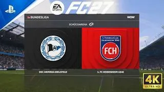 EA FC 27 - Arminia Bielefeld vs 1. FC Heidenheim | 2. Bundesliga
